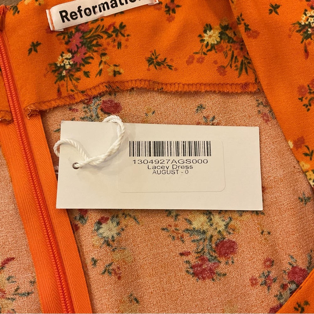 Reformation Lacey Dress‎ in August Floral NWT - Picture 6 of 9